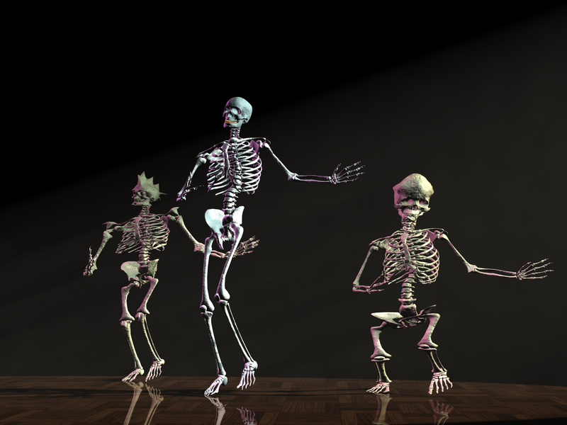 Dance of skeletons